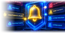 Realtime Security Alerts Bell
